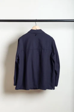 Sage De Cret – CO/WO Twill Chambray Shirt Jacket 31-40-6171 – Navy -Salomon Boutique rdv sage de cret 16 scaled 1