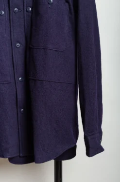 Sage De Cret – Wool Viyella Tumbler Work Shirt 31-40-6159 – Navy 11 Sage De Cret – Wool Viyella Tumbler Work Shirt 31-40-6159 – Navy -Salomon Boutique rdv sage de cret 19 scaled 1