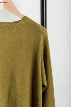 Sofie D’Hoore – MALOU 1Ply C-Neck Thum Finger Roll Edge – Olive 11 Sofie D’Hoore – MALOU 1Ply C-Neck Thum Finger Roll Edge – Olive -Salomon Boutique rdv sofie dhoore 11 scaled 1