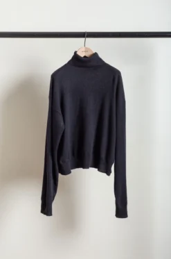 Sofie D’Hoore – MAZZY 1Ply High Neck Bottom Rib – Black