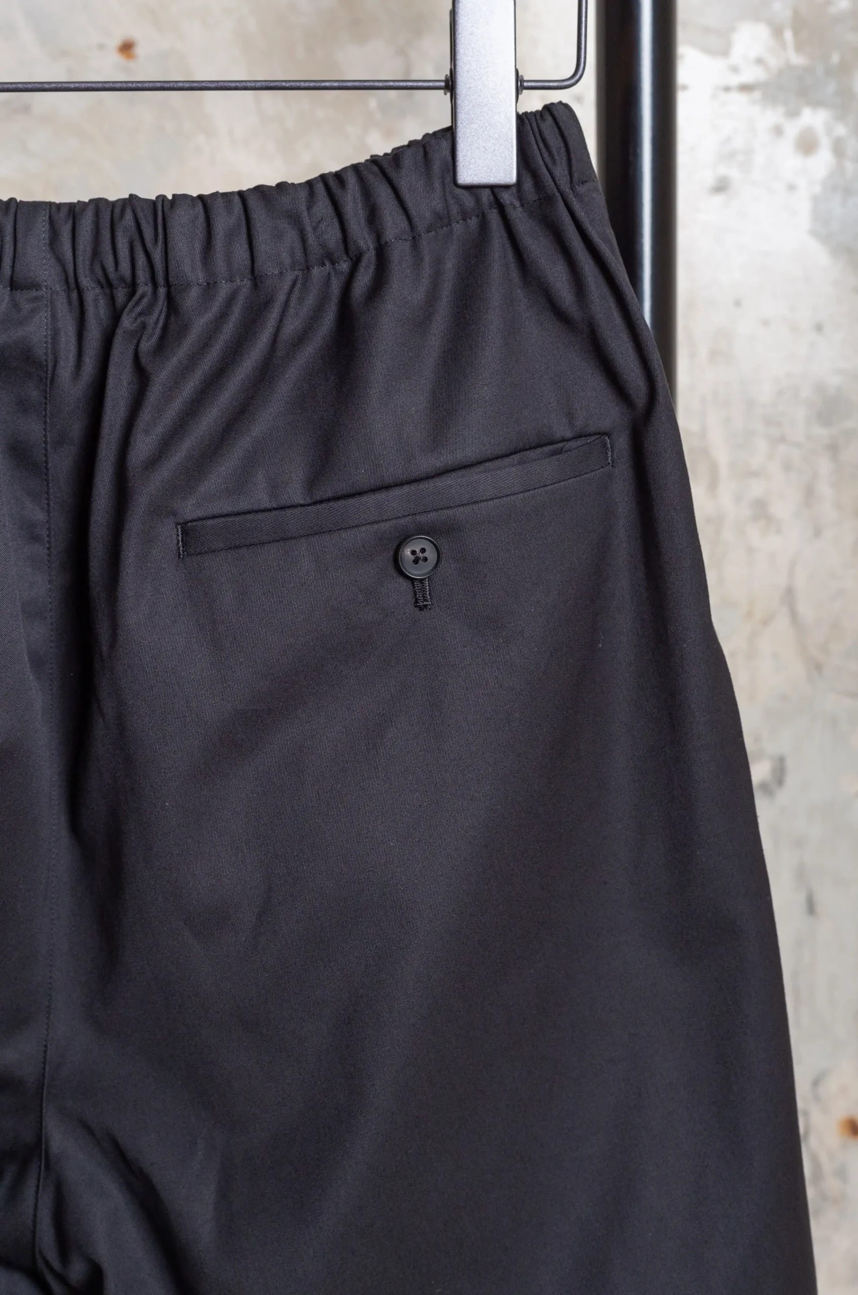 Stein – Drawstring Wide Trousers – Black 8 Stein – Drawstring Wide Trousers – Black – Image 6