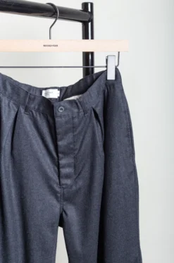 Still By Hand – Box Pleat Wool Pants PT07243OS – Charcoal 8 Still By Hand – Box Pleat Wool Pants PT07243OS – Charcoal -Salomon Boutique rdv still by hand 11 1 scaled 1