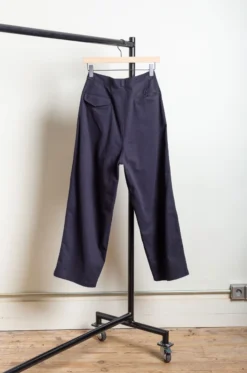 Still By Hand – Peach Skin Wide Pants PT06243OS – Navy -Salomon Boutique rdv still by hand 15 1 scaled 1