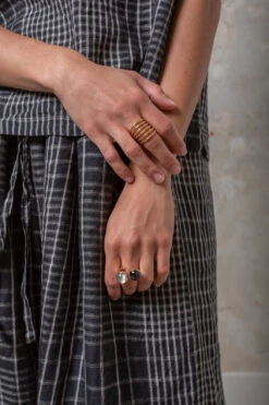 Monica Castiglioni – AP-Filli Fusi Fini-10 – Bronze Ring -Salomon Boutique rdv store 68 32