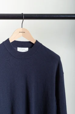 Studio Nicholson – ALVA SNM-1258 12GG Crew Neck Jumper – Darkest Navy -Salomon Boutique rdv studio nicholson 24 1 scaled 1