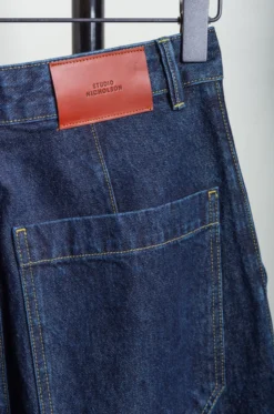 Studio Nicholson – PUCH SNM-1244 13OZ Italian Denim Pants – Blue Black -Salomon Boutique rdv studio nicholson 31 scaled 1