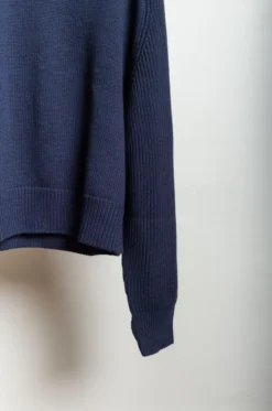 Studio Nicholson – JEAN SNM-1095 5GG Crew Neck Jumper – Navy Marl -Salomon Boutique rdv studio nicholson 33 1 scaled 1