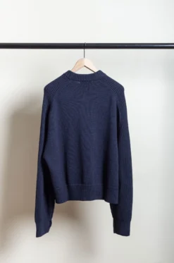 Studio Nicholson – JEAN SNM-1095 5GG Crew Neck Jumper – Navy Marl -Salomon Boutique rdv studio nicholson 34 1 scaled 1