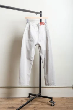 Studio Nicholson – REED SNM-1130 Garment Dye Denim Pants – Bone Grey -Salomon Boutique rdv studio nicholson 35 scaled 1