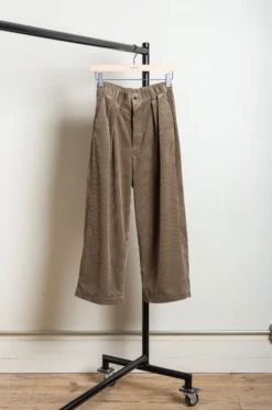 Toujours – 2 In-Pleat Baggy Pants TM41QP04 – Sage