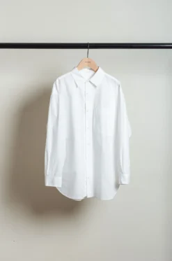 Toujours – Back Gathered Shirt TM41OS02 – White