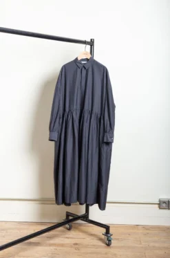 Toujours – Random Pleated Baggy Shirt Dress MM41TD03 – Black Navy 13 Toujours – Random Pleated Baggy Shirt Dress MM41TD03 – Black Navy -Salomon Boutique rdv toujours 47 scaled 1