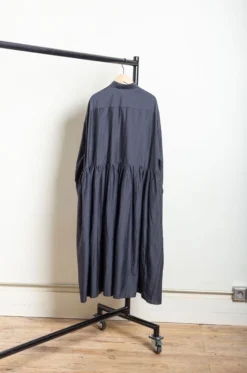 Toujours – Random Pleated Baggy Shirt Dress MM41TD03 – Black Navy 10 Toujours – Random Pleated Baggy Shirt Dress MM41TD03 – Black Navy -Salomon Boutique rdv toujours 50 scaled 1