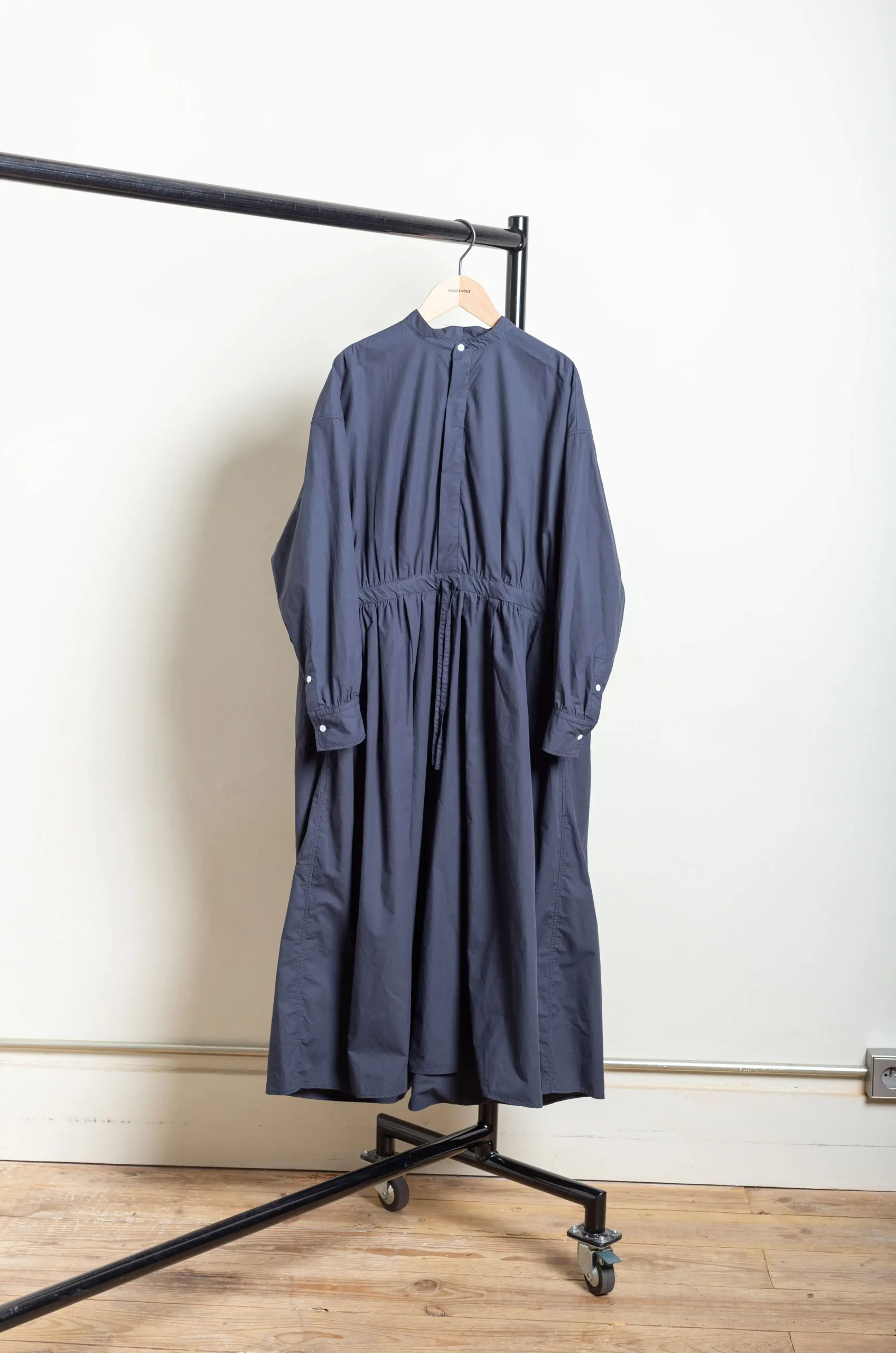 Toujours – Bishop Sleeve String Dress TM41OD03 – Midnight Blue 3 Toujours – Bishop Sleeve String Dress TM41OD03 – Midnight Blue