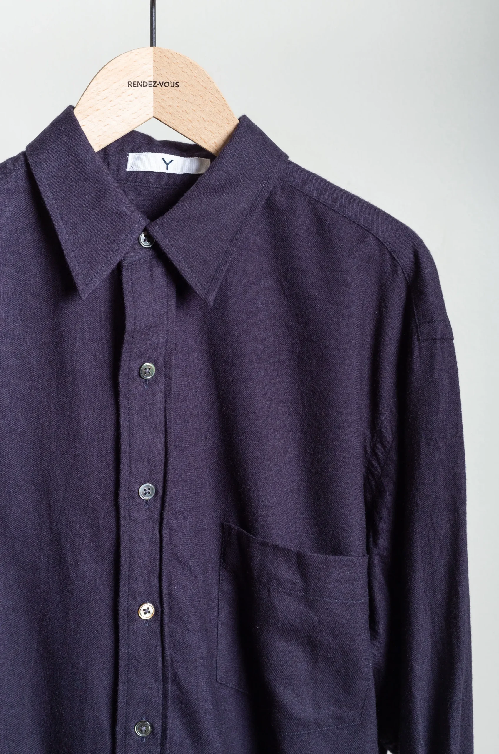 Y – Brushed Twill Shirt 50368 – Navy 3 Y – Brushed Twill Shirt 50368 – Navy