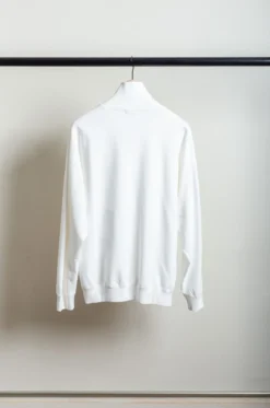 Y – Heavy Weight Fleece Half Zip Jersey 66326 – White -Salomon Boutique rdv yleve 37 scaled 1