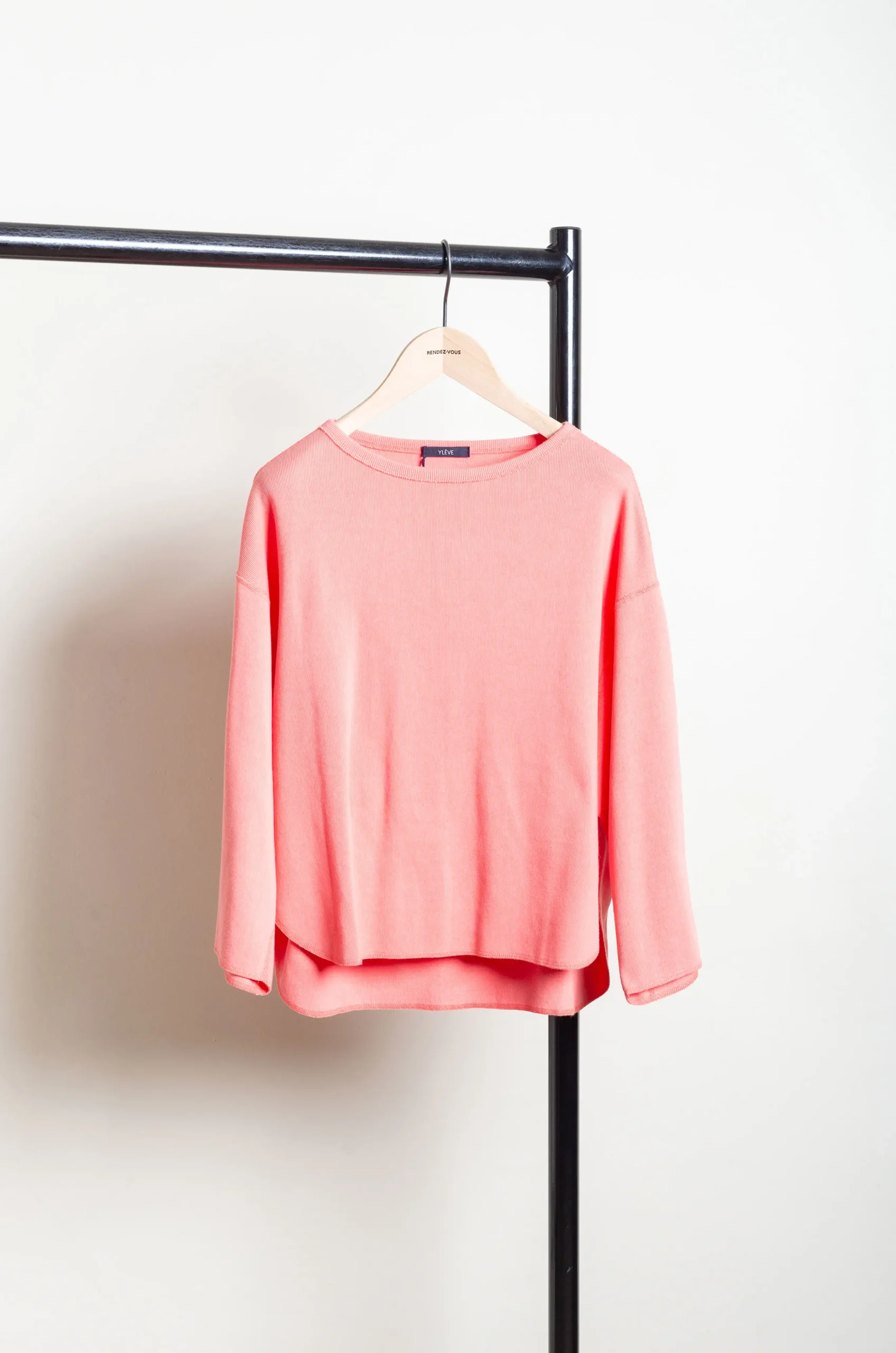 Ylève – P/O Tee Shirt 66532 – Pink 3 Ylève – P/O Tee Shirt 66532 – Pink