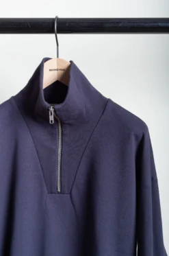 Y – Heavy Weight Fleece Half Zip Jersey 66326 – Navy