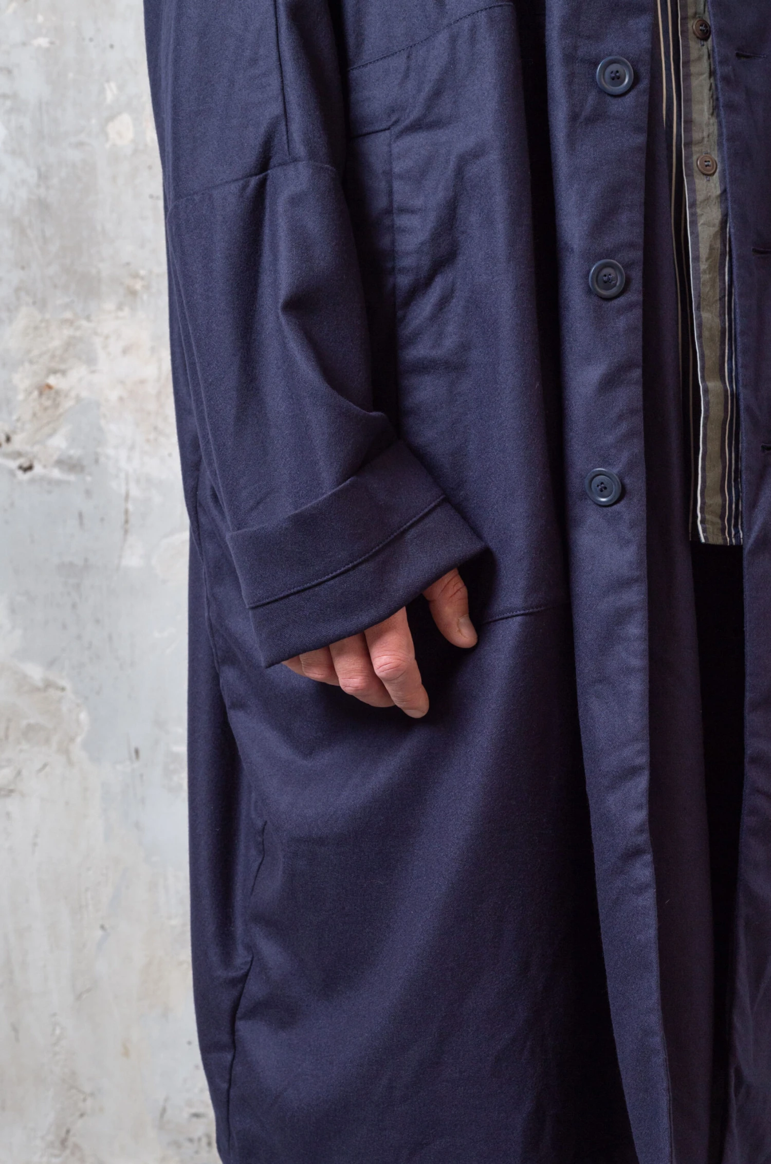 Casey Casey – 3 Pieces Coat – Dark Navy 6 Casey Casey – 3 Pieces Coat – Dark Navy – Image 4