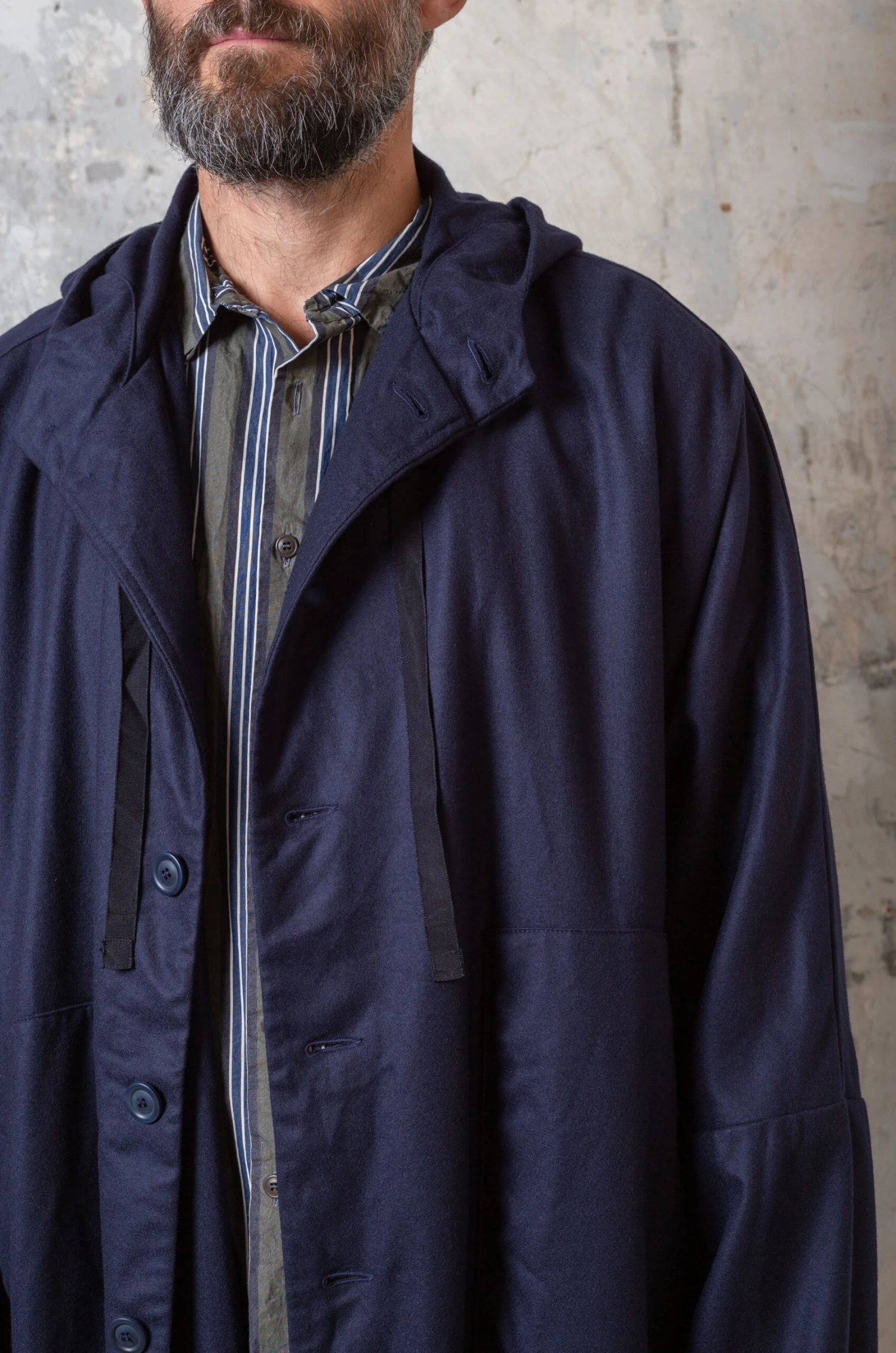 Casey Casey – 3 Pieces Coat – Dark Navy 4 Casey Casey – 3 Pieces Coat – Dark Navy – Image 2