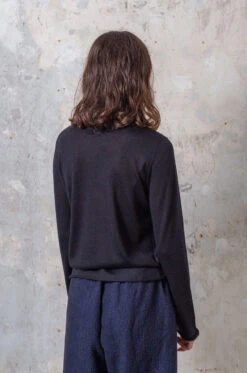 Oyuna – LEW Knitted Raised Neck Sweater – Black 15 Oyuna – LEW Knitted Raised Neck Sweater – Black -Salomon Boutique rdvwomen 68 scaled 1