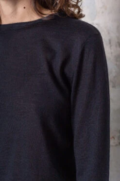 Oyuna – LEW Knitted Raised Neck Sweater – Black 14 Oyuna – LEW Knitted Raised Neck Sweater – Black -Salomon Boutique rdvwomen 70 scaled 1