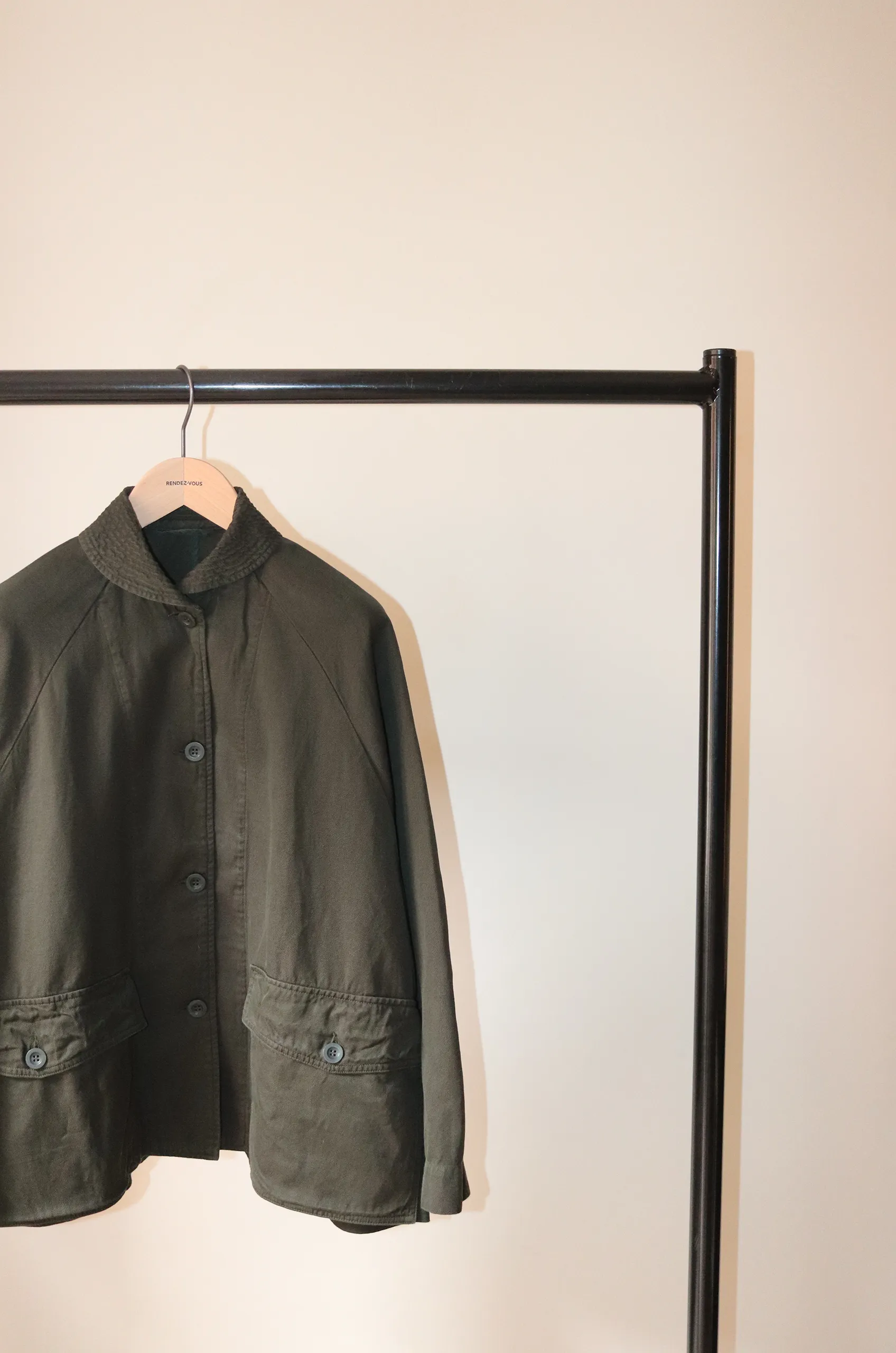 Casey Casey – Mathilde Jacket 23FV236 – Dark Khaki 3 Casey Casey – Mathilde Jacket 23FV236 – Dark Khaki