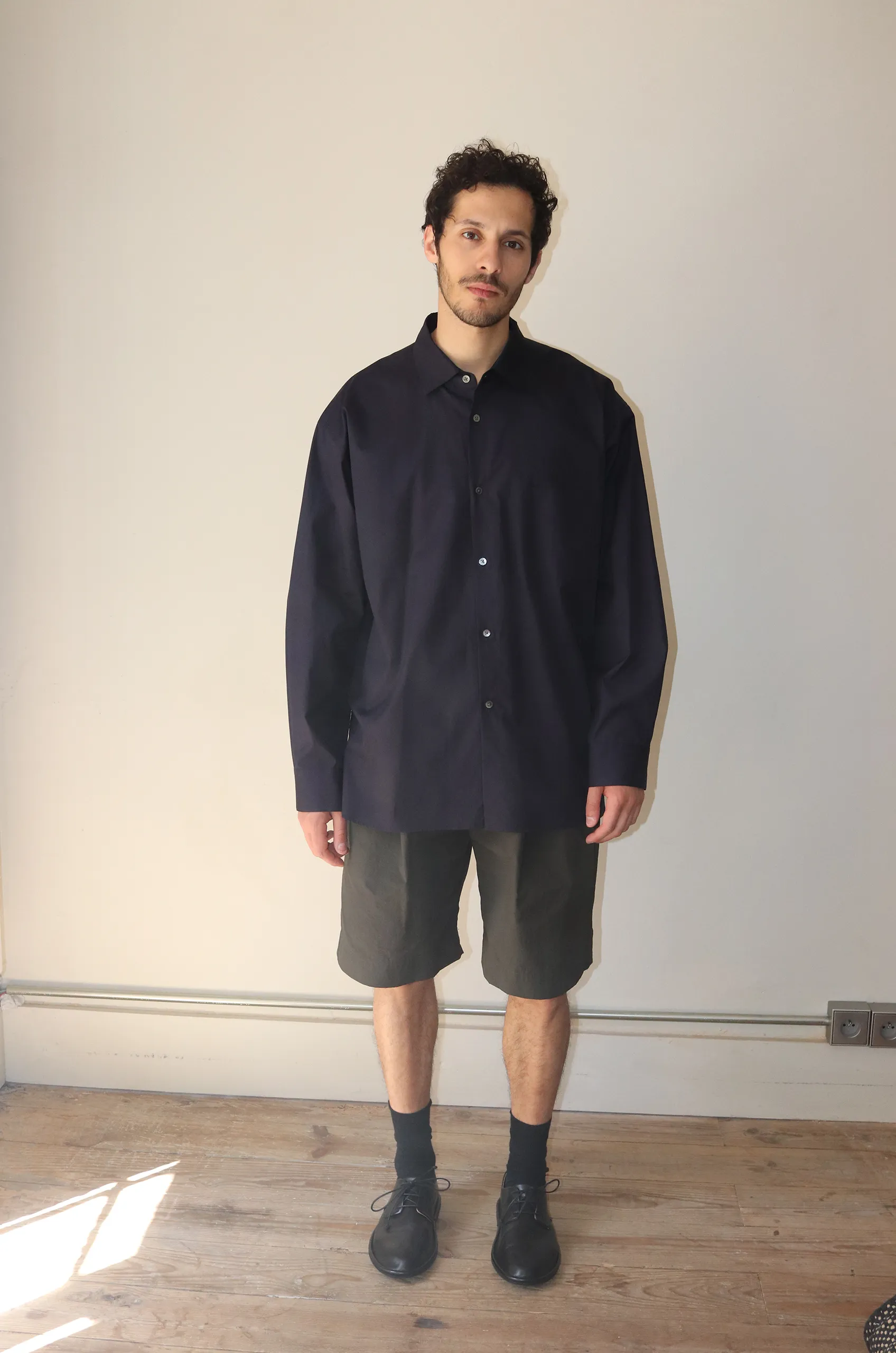 Stein – Oversized Down Pat Shirt – Dark Navy 4 Stein – Oversized Down Pat Shirt – Dark Navy – Image 2