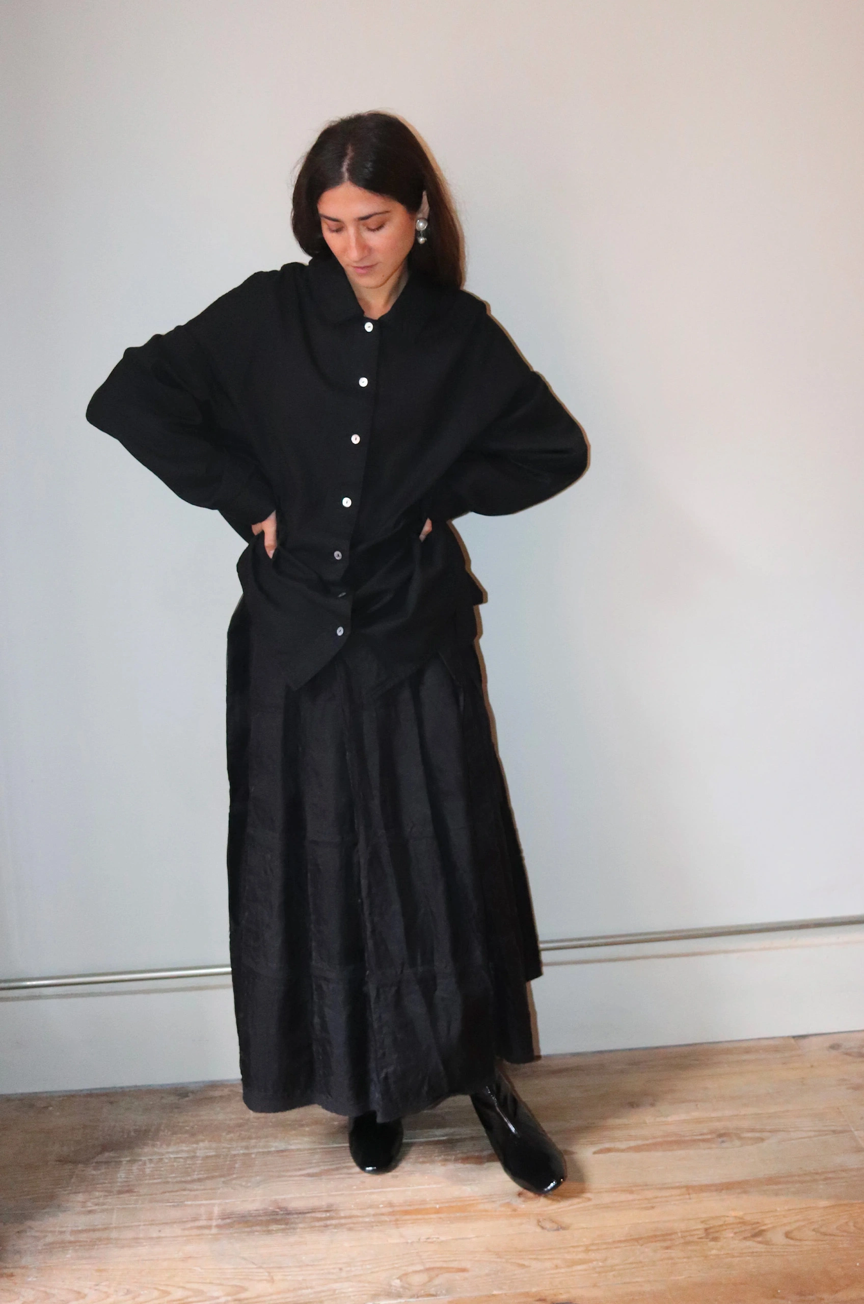 NITTO – CLAUDIA Shirt – Black 3 NITTO – CLAUDIA Shirt – Black