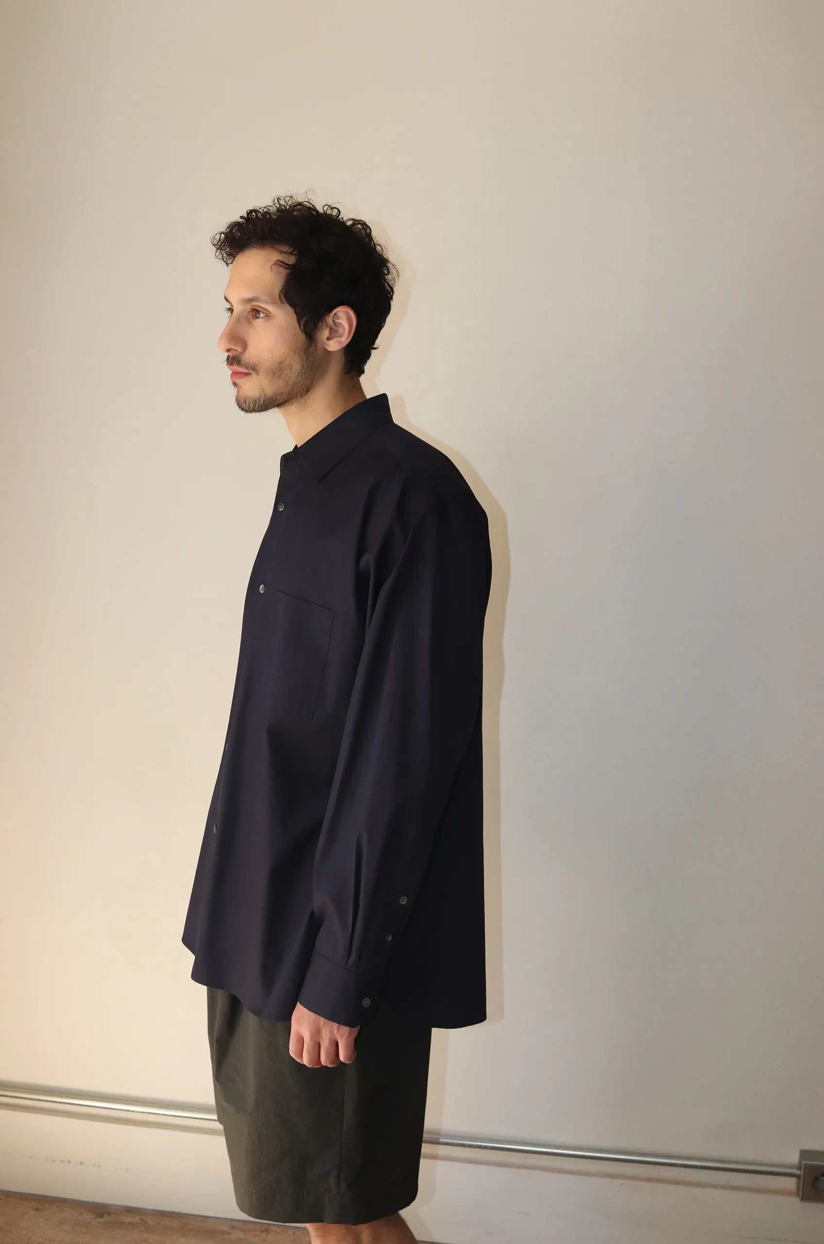 Stein – Oversized Down Pat Shirt – Dark Navy 3 Stein – Oversized Down Pat Shirt – Dark Navy