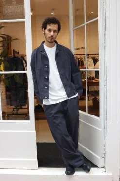 Y- Recycle Polyester Twill Blouson 25304 – Navy