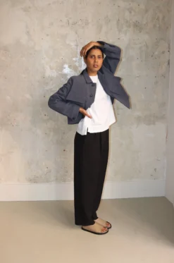 Ylève – Jacket 25023 – Blue Grey